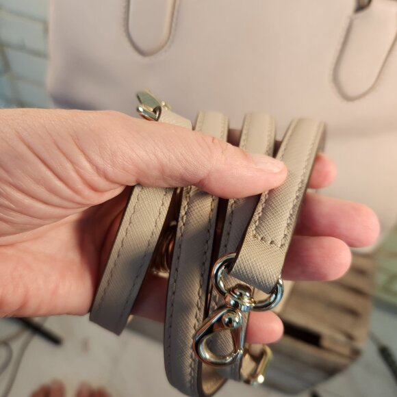 Kate Spade Laurel Way Evanglelie Tan Crossbody Bag Handbag Purse - Picture 5 of 15